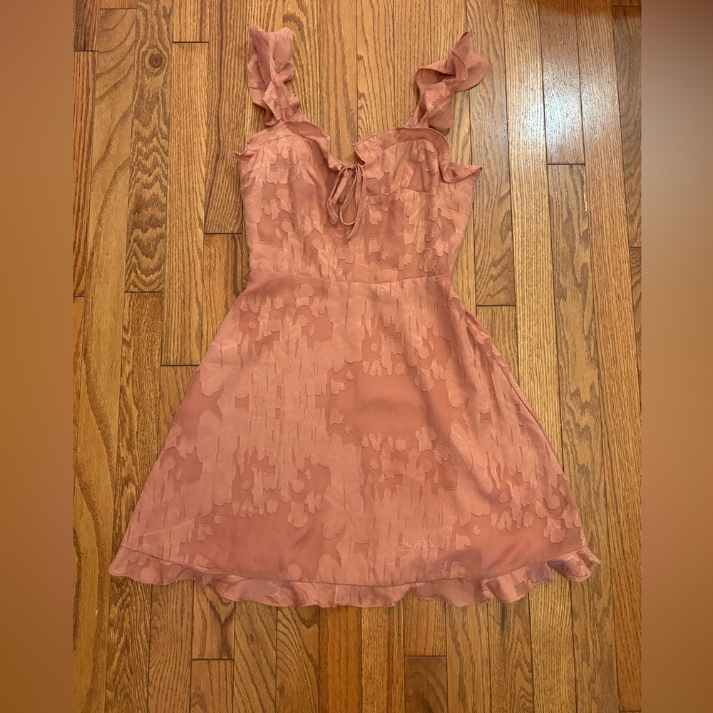 Coquette Ruffled Sleeveless Dress